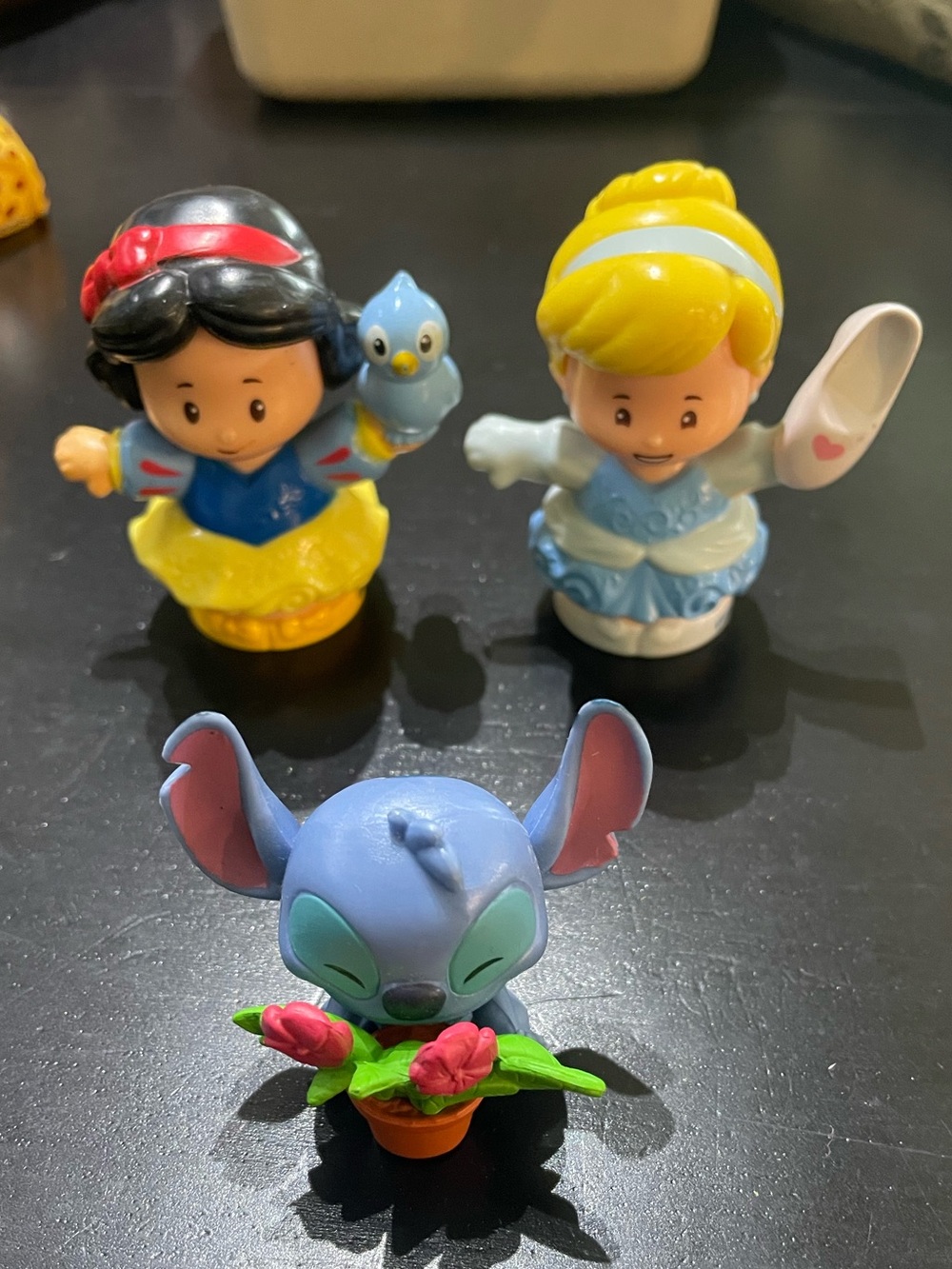 Fisher-Price Little People Disney Princess figures Snow White Cinderella stitch